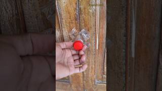 Window Lock Made From Bottle jugaadiidea jugaad howtomake doors lock bottle idea shorts [upl. by Attoynek]