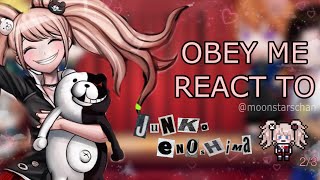 OBEY ME react to FMC as Junko Enoshima  part 2 [upl. by Etnuahs]