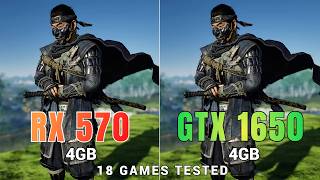 AMD RX 570 vs Nvidia GTX 1650  18 Games Test [upl. by Cattan]