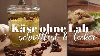 Schnittfesten Brotzeitkäse ohne Lab  ganz einfach selber machen [upl. by Jolee]