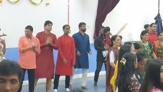 shree Damania Machhi Mahajan Leicester UK garba day 8 2024 [upl. by Iat]