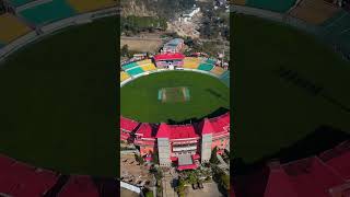 Dharamshala cricket stadium ☺️🏏🏟️himachalpradesh cricket cricketseries cricketlover views [upl. by Coppinger]