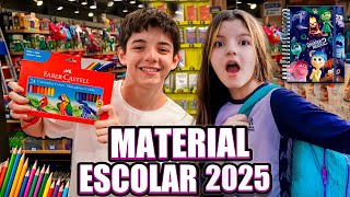 COMPRANDO NOSSO MATERIAL ESCOLAR 2025 [upl. by Acilegna]