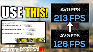 BEST PC Optimization Settings for Warzone SEASON 3 Optimize FPS amp Visibility [upl. by Nedia]