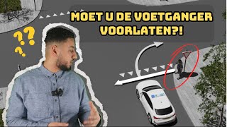 Voetgangers voor laten gaan Auto theorie 2024 [upl. by Niu]