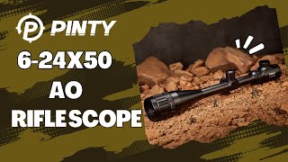 Pinty 624x50 AO Rifle Scope Rangefinder Illuminated Optics [upl. by Enitsirhc]