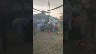 Helicopter emergency landing in Swabi [upl. by Ardien858]