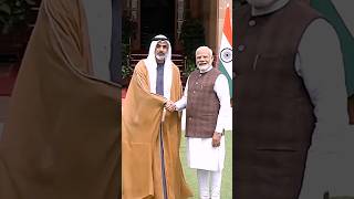 PM Modi meets Abu Dhabi Crown Prince in New Delhi  shorts [upl. by Marvin430]