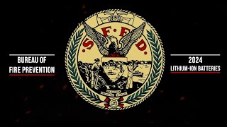 San Francisco Fire Department LithiumIon Battery Safety PSA [upl. by Maegan]