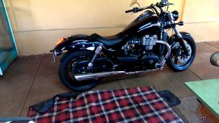 2015 Thunderbird Storm new Hogslayer pipes [upl. by Rusell551]