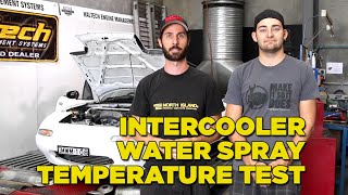 Intercooler Water Spray  Temperature Tested on Dyno [upl. by Bethel]