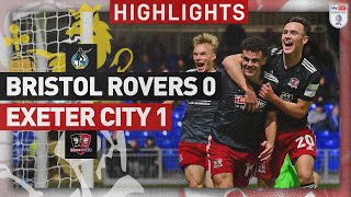 HIGHLIGHTS Bristol Rovers 0 Exeter City 1 23124 EFL Sky Bet League One [upl. by Ariahaj]