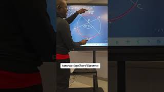 Intersecting Chord Theorem maths geometry satmathhacks science florida highschoolmath [upl. by Nowaj]