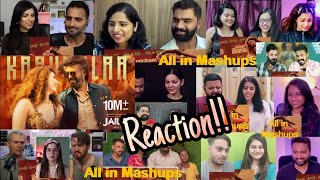 JAILER  Kaavaalaa Lyric Video Reaction Mashup  Superstar Rajinikanth  Anirudh  Nelson Tamannaah [upl. by Erline]