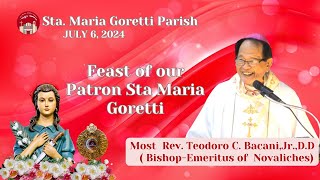 July 6 2024  Feast of our Patron Sta Maria Goretti [upl. by Niamert]