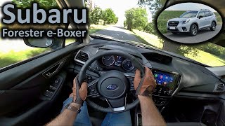 2023 Subaru Forester eBoxer  POV test drive [upl. by Elli]