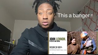 WATCHING THE WHEELS  John Lennon official music video HD  Reaction [upl. by Idolla]