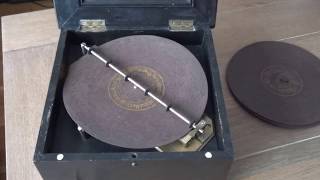 JaWo Antique music box Plattenspieldose Symphonion 1900 [upl. by Qooraf413]