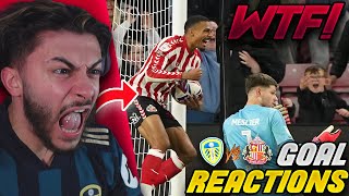 LEEDS Fans MELTDOWN after Meslier 96th min HOWLER 🤬  Goal Reactions [upl. by Yreneh]