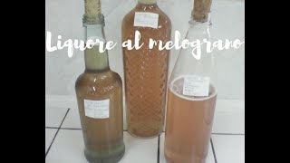 Liquore al melograno ricetta [upl. by Gillmore]