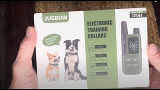 JUGBOW Brand Dog Training Collar  Model DT61  Unboxing and Review Demonstration [upl. by Chessa]