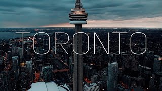 TORONTO  AERIAL SKYLINE 4K 60FPS [upl. by Ylliw72]