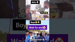 Boys vs Girls 😎🤡 girls students boysvsgirls topper school funny trending ytshorts shorts [upl. by Sokcin]