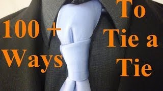 HOW TO TIE A TIE Glennie Suspended Necktie Knot [upl. by Aicad624]