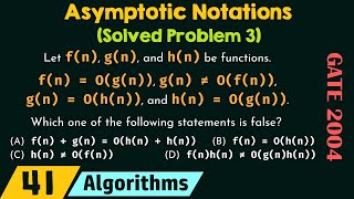 Asymptotic Notations Solved Problem 3 [upl. by Egon]