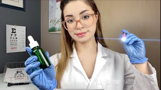 ASMR Français Examen Nerf Crânien VITE amp RAPIDE ♡ yeux oreilles Cranial Nerve Examen RP Médical [upl. by Maurilia296]