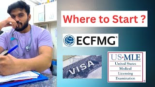 How to start with USMLE process  Details on ECFMG Registration USMLE application amp VISA [upl. by Gnoy]