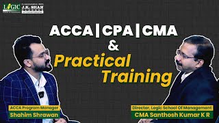 Bridging ACCA CPA CMA courses with Practical Training  Logic School of Management [upl. by Ahsrats]