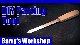 I made a Woodturing Parting Tool for Free [upl. by Dun455]