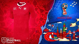 Switzerland Home Jersey 2018 Classic Football Shirts Review [upl. by Gibeon]