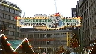 Schöne Weihnachtsaufnahmen aus Düsseldorf 1992 [upl. by Chapland]