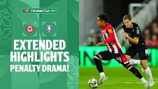 PENALTY DRAMA  Brentford v Sheffield Wednesday extended highlights [upl. by Atilal]