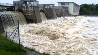 HD  Isar Hochwasser  Dingolfing  02062013 [upl. by Eppesiug]