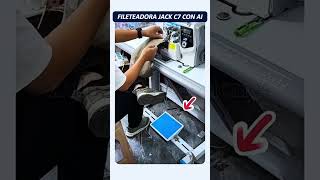 Fileteadora Jack C7 Con IA sewparts maquinadecoser costurera costurera coseramaquina coser [upl. by Luwana563]