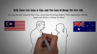 Simple Guide to Australia Work and Holiday Visa 462 for Malaysian [upl. by Elocaj]