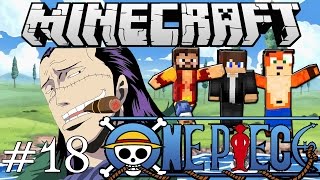 quotCROCODILE ATTACKSquot MINECRAFT ONE PIECE MOD COOP PART 18 Mine Mine No Mi Mod [upl. by Utimer]