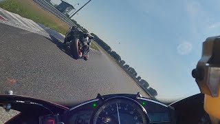 ELBOW Down amp CRASH  R6 on Slovakia Ring 15072024 [upl. by Ardnnek]