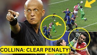 COLLINA SLAMS REFEREE DECISION IN INTER VS ARSENAL MATCH [upl. by Ahsinel]