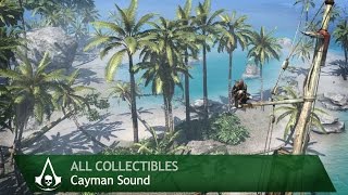 Assassins Creed 4 Black Flag  Cayman Sound Minor Locations All collectibles [upl. by Ahron]