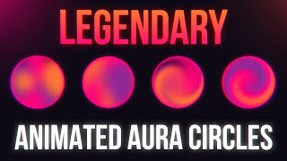 Gradient Aura Circle in after effects [upl. by Kcinom]