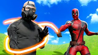 DEADPOOL Uses Crazy Modded Weapons  Blade and Sorcery VR Mods [upl. by Callean]