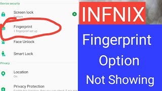 infinix mobile fingerprint not showing  infnix mobile ki finger show nahi ho rahen [upl. by Tereb]