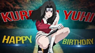 Kurenai Yuhi Birthday Edit 🎂  Status 4K  AMV   Naruto 👈 [upl. by Vallonia]