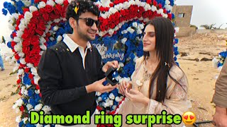 Anniversary surprise dediya saba ko mene bhi🥺❤️  shocked hogai kese kiya itna sab😂 [upl. by Yt362]