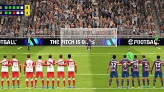 FC Bayern Munich vs FC Barca UEFA penalty shootout 😲 efootball [upl. by Eesdnyl]