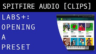 Spitfire LABS Loading a Preset [upl. by Francoise]